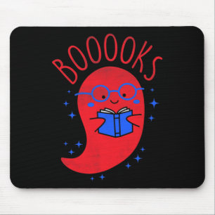 Bewustzijn Shirt Schattigee Spook Boek Lezen Hallo Muismat