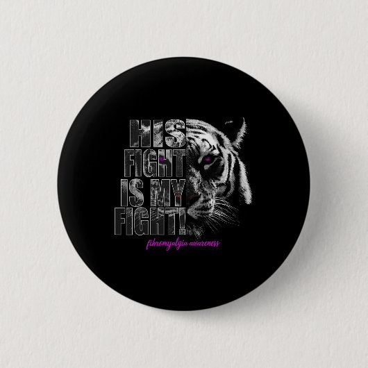 Bewustzijn strijd is mijn strijd 1 ronde button 5,7 cm (Voorkant)