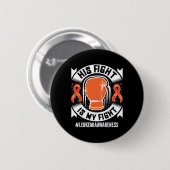 Bewustzijn strijd is mijn strijd ronde button 5,7 cm (Voorkant /achterkant)