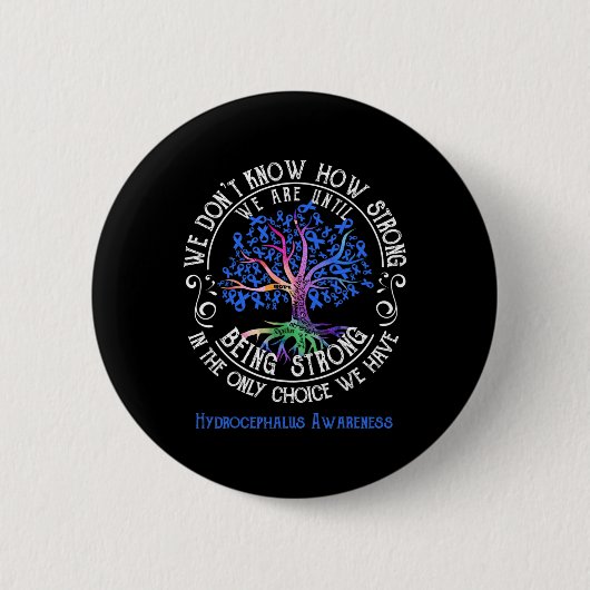 Bewustzijn tot we sterk zijn ronde button 5,7 cm (Voorkant)