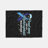 Bewustzijn Trotse Moeder Van Een Hydrocefalus Krij Fleece Deken (Voorkant (Horizontaal))