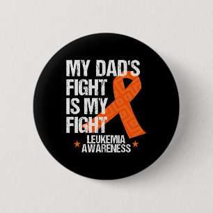 Bewustzijn Vader Vecht Oranje lint Gift Idee Ronde Button 5,7 Cm