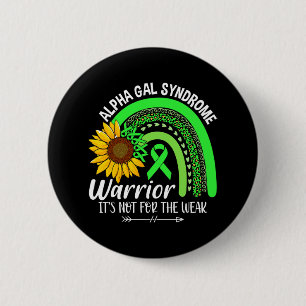 Bewustzijn van alfagaal syndroom ronde button 5,7 cm