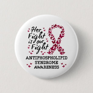 Bewustzijn van antifosfolipidensyndroom ronde button 5,7 cm