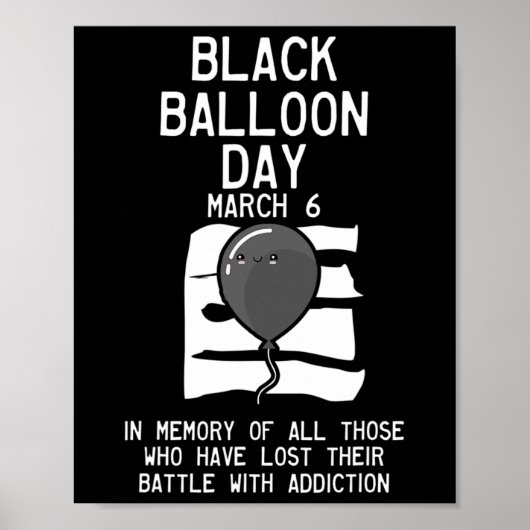 Bewustzijn van ballonoverdosering poster (Voorkant)