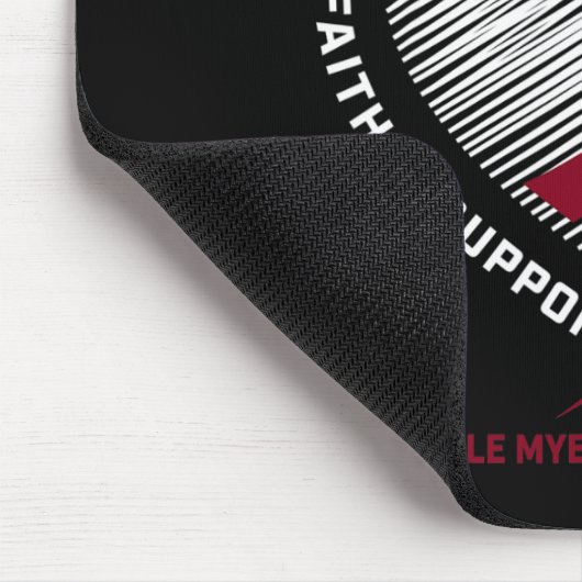 Bewustzijn van bloedkanker Bourgondisch multipel m Muismat (Hoek)