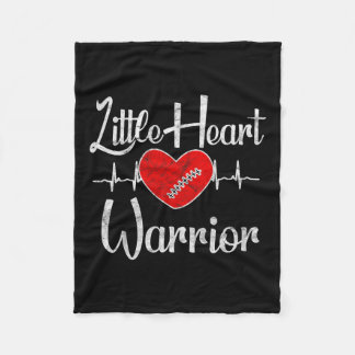 Bewustzijn van CHD - Little Heart Warrior Fleece Deken