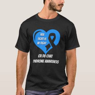 Bewustzijn van Cri Du Chat Syndroom T-shirt