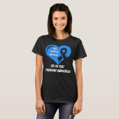 Bewustzijn van CRI DU Chat-syndroom T-shirt (Voorkant volledig)