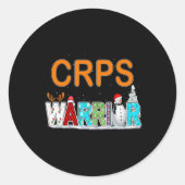 Bewustzijn van CRPS Warrior Ronde Sticker (Voorkant)