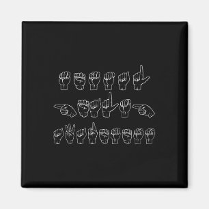 Bewustzijn van de gezondheid en gebarentaal handen magneet