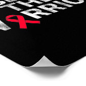 Bewustzijn van de Heart Warrior Heart Disease Poster (Hoek)