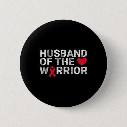 Bewustzijn van de Heart Warrior Heart Disease Ronde Button 5,7 Cm (Voorkant)