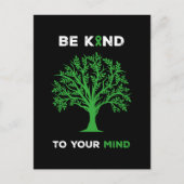 Bewustzijn van de psychische gezondheid briefkaart (Voorkant)