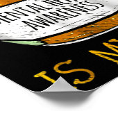 Bewustzijn van de psychische gezondheid is mijn sp poster (Hoek)