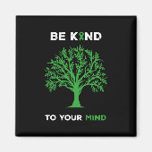 Bewustzijn van de psychische gezondheid magneet (Voorkant)