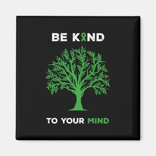 Bewustzijn van de psychische gezondheid magneet (Voorkant)