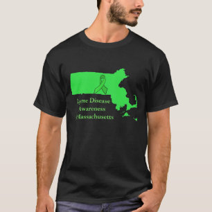 Bewustzijn van de ziekte van Lyme in Massachusetts T-shirt
