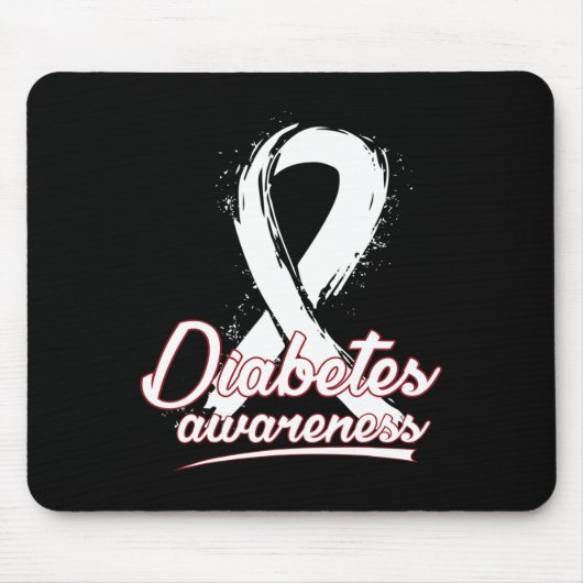 Bewustzijn van diabetes Kanker Muismat (Voorkant)