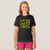 Bewustzijn van doven t-shirt (Voorkant volledig)