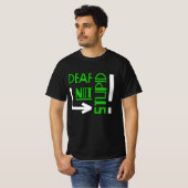 Bewustzijn van doven t-shirt (Voorkant volledig)