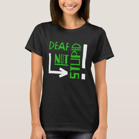 Bewustzijn van doven t-shirt (Voorkant)