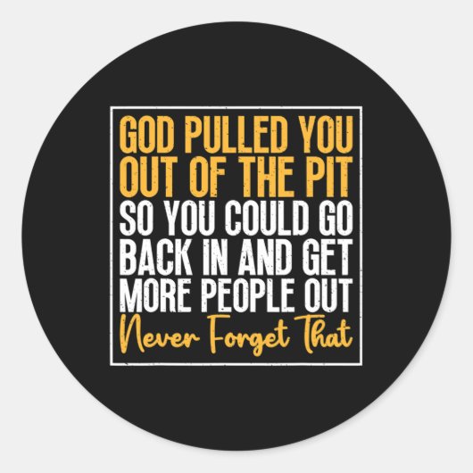 Bewustzijn van drugsverslaving om overdosering te  ronde sticker (Voorkant)