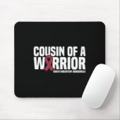 Bewustzijn van een Warrior Brain Aneurysm Muismat (Met muis)