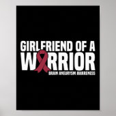 Bewustzijn van een Warrior Brain Aneurysm Poster (Voorkant)