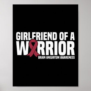 Bewustzijn van een Warrior Brain Aneurysm Poster