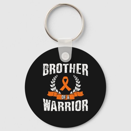Bewustzijn van een Warrior leukemie Sleutelhanger (Voorkant)