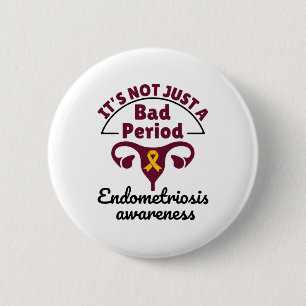 Bewustzijn van endometriose Het is niet alleen een Ronde Button 5,7 Cm