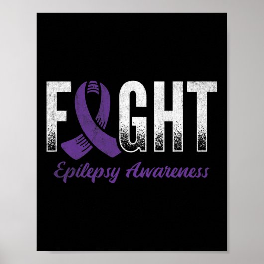 Bewustzijn van epilepsie bestrijden 1 poster (Voorkant)