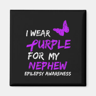 Bewustzijn van epilepsie Ik Draag Paarse voor mijn Magneet