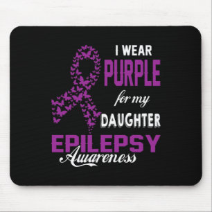 Bewustzijn van epilepsie Ik Draag Paarse voor mijn Muismat