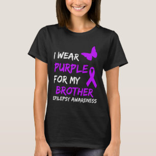 Bewustzijn van epilepsie Ik Draag Paarse voor mijn T-shirt