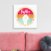 Bewustzijn van erfelijke hemorragische teleangiëct canvas afdruk (Insitu (Woonkamer))
