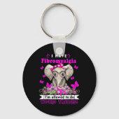Bewustzijn van fibromyalgie 1 sleutelhanger (Voorkant)