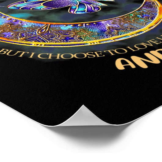 - Bewustzijn van fibromyalgie 8 Poster (Hoek)