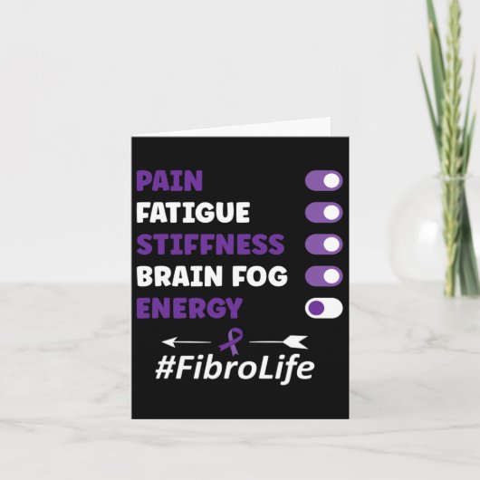 Bewustzijn van fibromyalgie kaart (Voorkant)