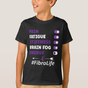 Bewustzijn van fibromyalgie t-shirt