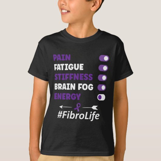 Bewustzijn van fibromyalgie t-shirt (Voorkant)