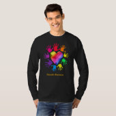 Bewustzijn van genocide Handen Genocide T-shirt (Voorkant volledig)