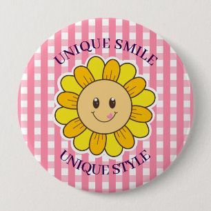 Bewustzijn van gespleten lip en gehemelte ronde button 4,0 cm