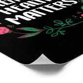 Bewustzijn van gezondheidsproblemen Zelfmoordpreve Poster (Hoek)