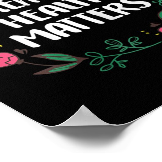 Bewustzijn van gezondheidsproblemen Zelfmoordpreve Poster (Hoek)