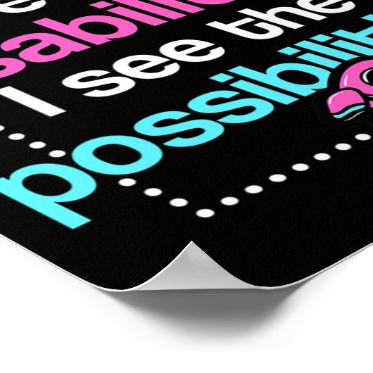 Bewustzijn van handicaps poster (Hoek)