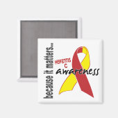 Bewustzijn van hepatitis C Magneet (Voorkant / Achterkant)