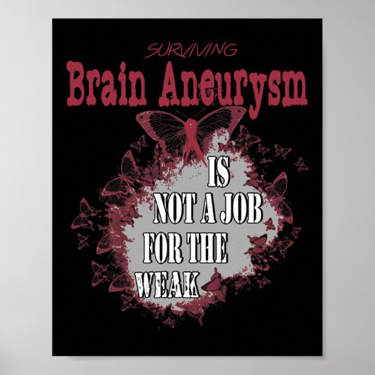 Bewustzijn van hersenaneurysma 1 poster (Voorkant)
