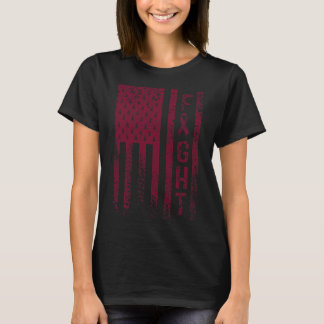 Bewustzijn van hersenaneurysma bestrijden t-shirt